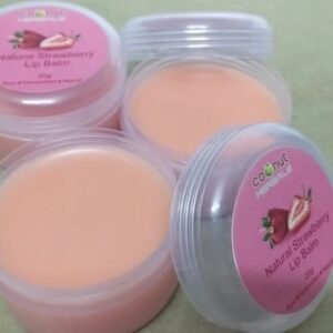 Natural Strawberry Lip Balm